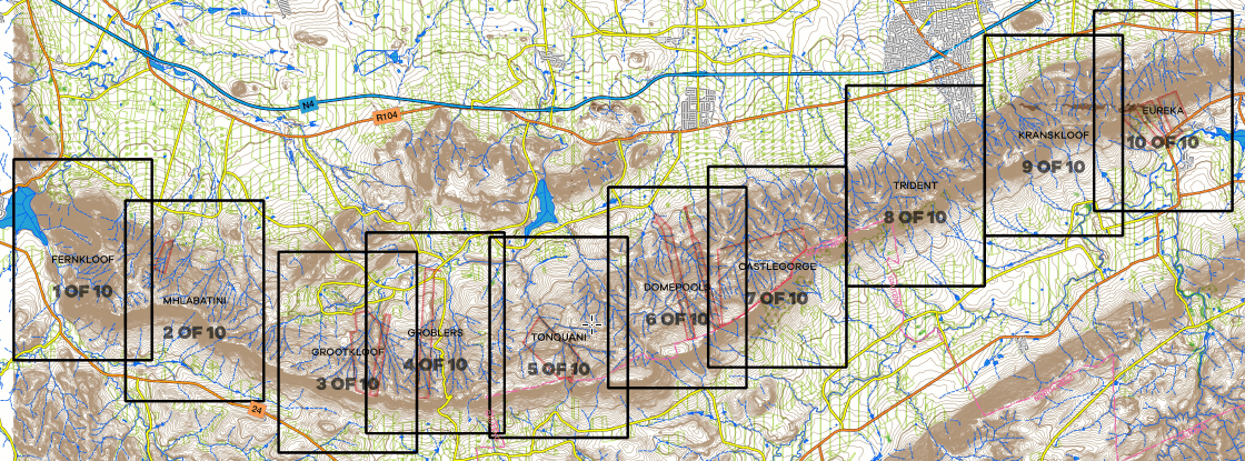 Magaliesberg Map Overview